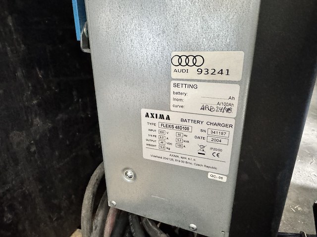 Acculader, axima, flexis 48d100, zwart - afbeelding 3 van  4