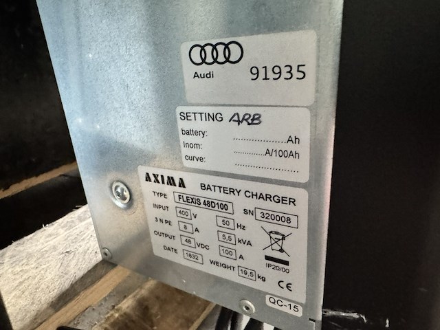 Acculader, axima, flexis 48d100, zwart - afbeelding 3 van  4