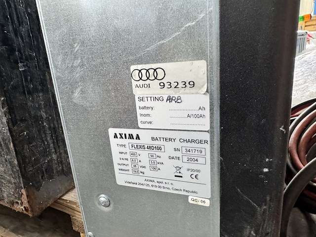 Acculader, axima, flexis 48d100, zwart - afbeelding 3 van  4