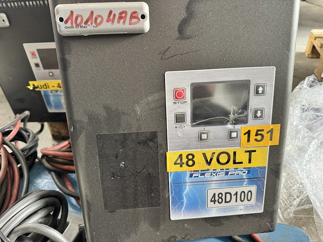 Acculader, axima, flexis 48d100, zwart - afbeelding 2 van  4