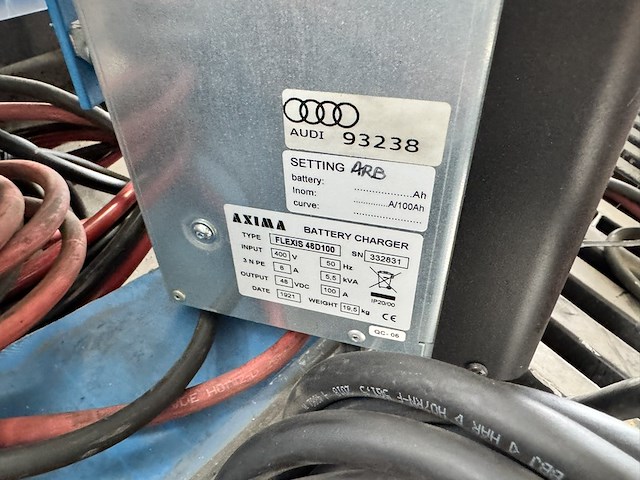 Acculader, axima, flexis 48d100, zwart - afbeelding 3 van  4