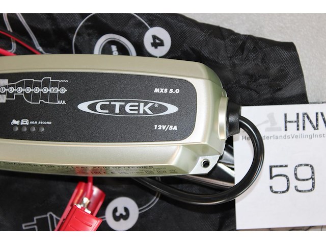 Acculader ctek mxs 5.0 12v/5a. - afbeelding 2 van  2