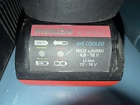 Acculader en accu, metabo, ac 30 plus, zwart/rood - afbeelding 2 van  3