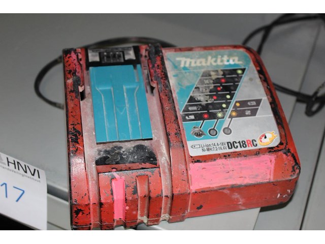 Acculader makita dc18rc. - afbeelding 2 van  2