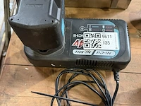 Acculader met accu, hitachi, uc24yfa / eb1820, zwart