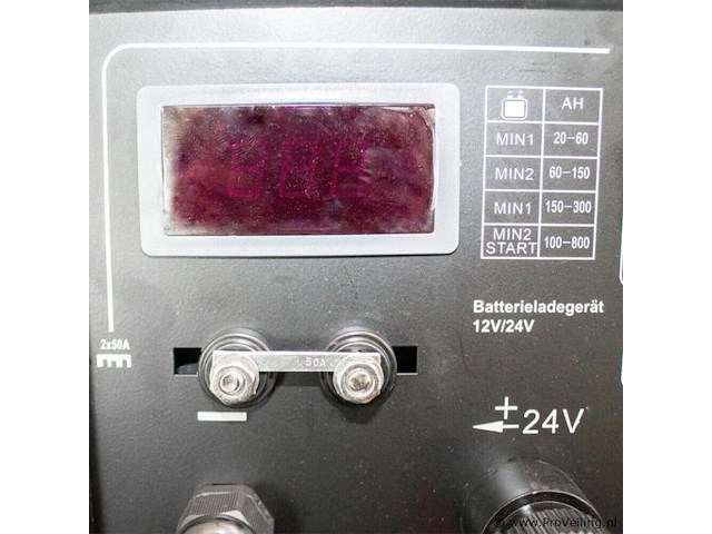 Acculader / starthulp / jumpstarter auto 12 / 24 v max. 1,3 kw - afbeelding 8 van  8