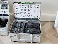 Accupack festool sys18v 4x5,0/tcl6 duo met vier accu's en dubbel lader - afbeelding 1 van  4