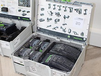 Accupack festool sys18v 4x5,0/tcl6 duo met vier accu's en dubbel lader - afbeelding 2 van  4