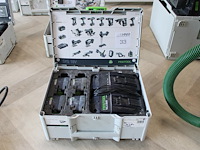 Accupack festool sys18v 4x5,0/tcl6 duo met vier accu's en dubbel lader - afbeelding 1 van  4