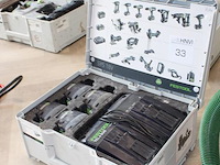 Accupack festool sys18v 4x5,0/tcl6 duo met vier accu's en dubbel lader - afbeelding 2 van  4