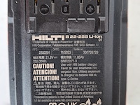 Accupakket 2x12.0ah/22v accu 1x lader hilti hilti, bouwjaar 2024 - afbeelding 4 van  5