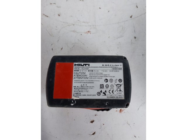 Accupakket | 2x4,0ah/22v accu 1x lader, hilti, 2021 - afbeelding 3 van  9