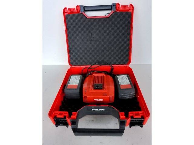 Accupakket | 2x4,0ah/22v accu 1x lader, hilti, 2021 - afbeelding 1 van  8