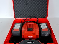 Accupakket | 2x4,0ah/22v accu 1x lader, hilti, 2021 - afbeelding 1 van  8