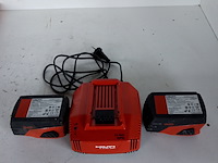 Accupakket | 2x4,0ah/22v accu 1x lader, hilti, 2021 - afbeelding 2 van  8