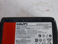 Accupakket | 2x4,0ah/22v accu 1x lader, hilti, 2021 - afbeelding 3 van  8