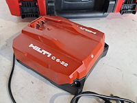 Accupakket 2x4,0ah/22v accu 1x lader hilti hilti, accupakket 2x5,2ah/22v, bouwjaar 2022 - afbeelding 7 van  7