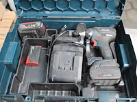 Accuschroefmachine bosch gsr 18v-60c met 2 accu's en lader in koffer. - afbeelding 2 van  3