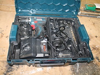 Accuschroefmachine bosch professional gsr 12v-15 fc met acculader en diverse koppen in lbox. - afbeelding 2 van  3