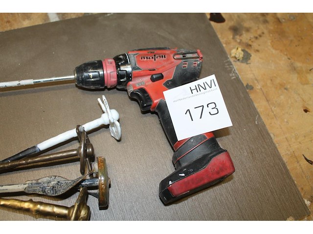 Accuschroefmachine mafell a10m met accu metabo en zes mixers in diverse uitvoeringen. let op! acculader ont... - afbeelding 2 van  2