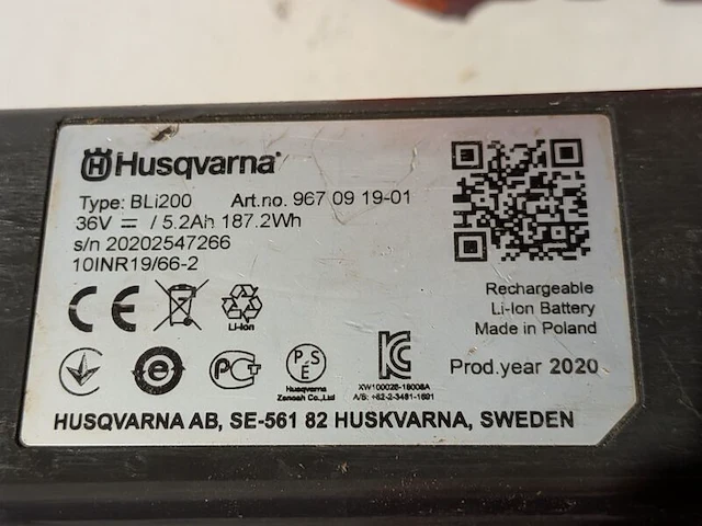Accuset husqvarna - afbeelding 7 van  10