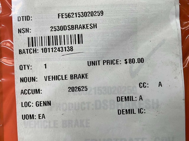 Acdelco vehicle brake - afbeelding 5 van  5