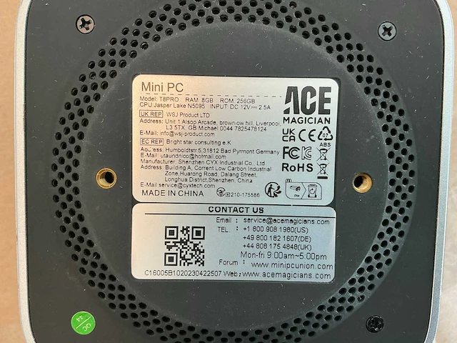 Ace magician t8pro mini pc - afbeelding 6 van  6