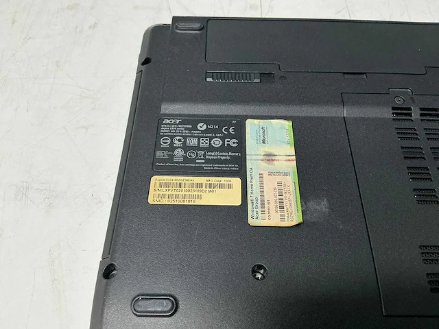 Acer - aspire series 5334 - laptop 15,6 inch - afbeelding 12 van  12