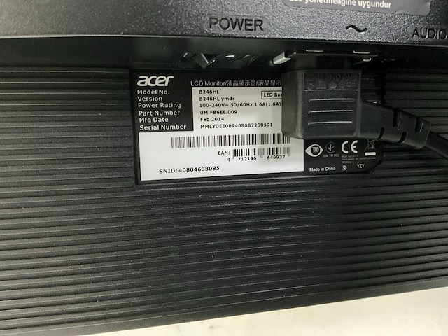 Acer - b246hl - monitor (2x) - afbeelding 6 van  6