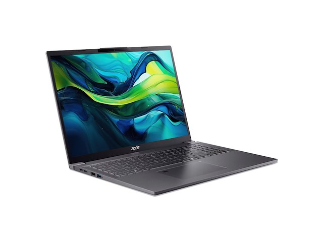 Acer aspire 16 a1671m507q laptop 16 inch 2k oled qwerty grijs - afbeelding 1 van  4