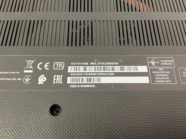 Acer aspire 3 (a317-51) laptop - afbeelding 7 van  7