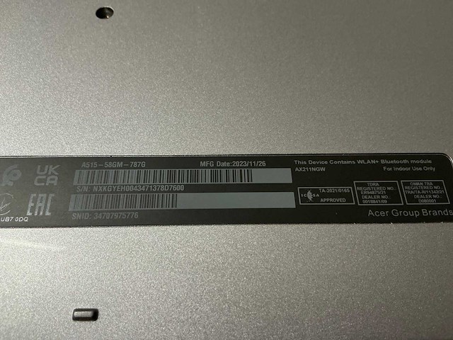 Acer aspire 5 15 laptop - afbeelding 6 van  9