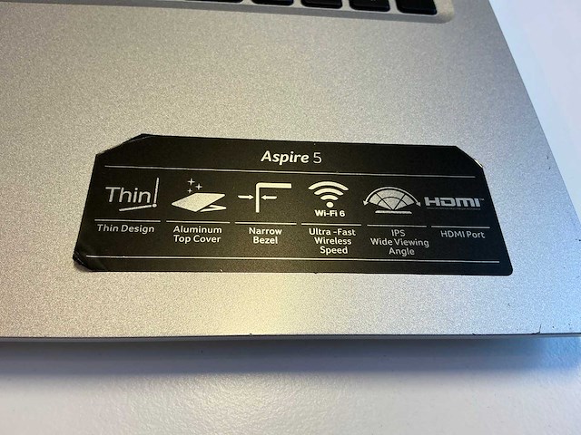 Acer aspire 5 (a515-55g) laptop - afbeelding 5 van  9