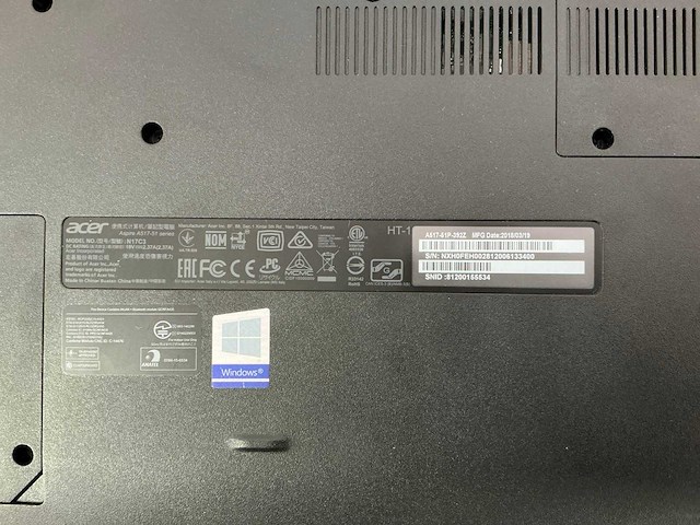 Acer aspire 5 (a517-51p) laptop - afbeelding 7 van  7