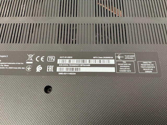 Acer aspire a317-51 laptop - afbeelding 7 van  7