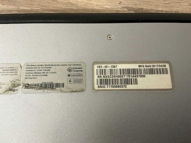 Acer aspire cb3-431-c5k7 chromebook - afbeelding 8 van  8