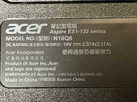 Acer aspire es 11 laptop - afbeelding 7 van  8