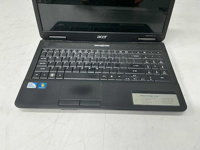 Acer aspire series 5334 laptop 15,6 inch - afbeelding 5 van  9