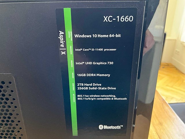Acer aspire xc-1660 desktop - afbeelding 4 van  4
