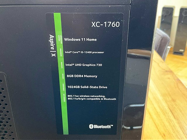 Acer aspire xc-1760 desktop - afbeelding 4 van  5