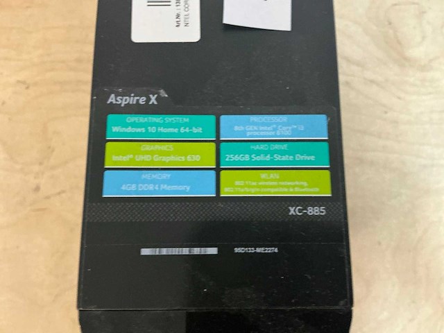 Acer aspire xc-885 desktop - afbeelding 2 van  4