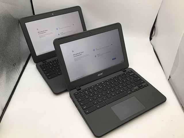 Acer c731-c93f chromebook laptop (2x) - afbeelding 1 van  6