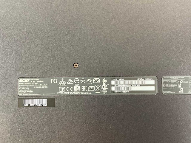 Acer c933 14”, intel celeron n4120, 4 gb ram, 32 gb emmc chromebooks (6x) - afbeelding 5 van  13