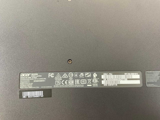 Acer c933 14”, intel celeron n4120, 4 gb ram, 32 gb emmc chromebooks (6x) - afbeelding 4 van  13