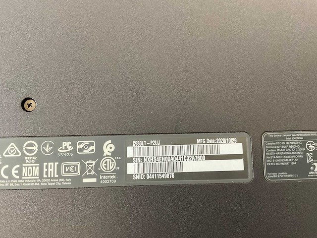 Acer c933 14”, intel celeron n4120, 4 gb ram, 32 gb emmc chromebooks (6x) - afbeelding 3 van  12