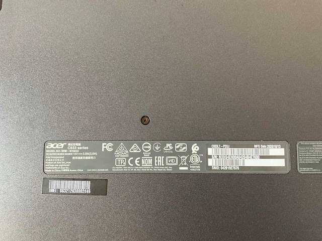 Acer c933 14”, intel celeron n4120, 4 gb ram, 32 gb emmc chromebooks (6x) - afbeelding 2 van  11