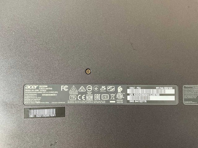 Acer c933 14”, intel celeron n4120, 4 gb ram, 32 gb emmc chromebooks (6x) - afbeelding 3 van  11