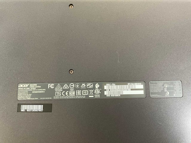 Acer c933 14”, intel celeron n4120, 4 gb ram, 32 gb emmc chromebooks (6x) - afbeelding 11 van  11