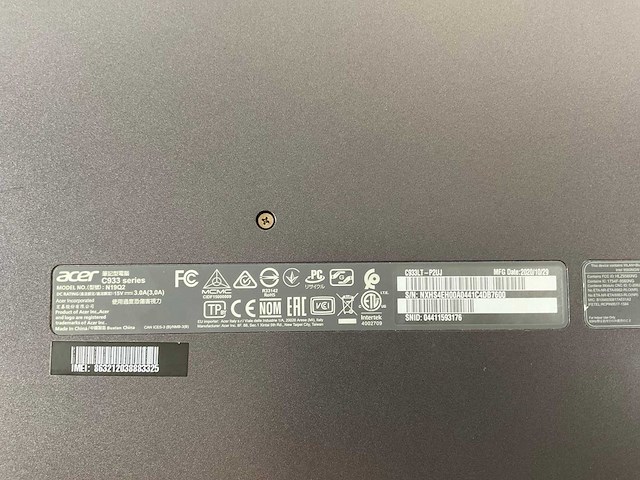 Acer c933 14”, intel celeron n4120, 4 gb ram, 32 gb emmc chromebooks (6x) - afbeelding 2 van  13