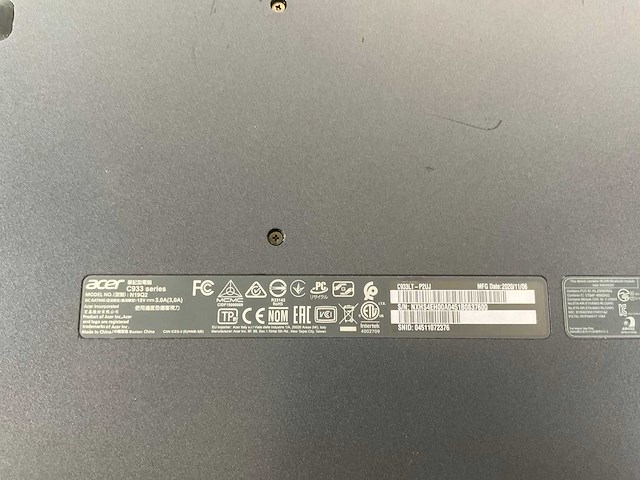 Acer c933 14”, intel celeron n4120, 4 gb ram, 32 gb emmc chromebooks (6x) - afbeelding 4 van  13